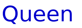 Queen & Country Expanded Italic police de caractère
