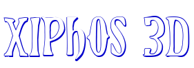 Xiphos 3D police de caractère