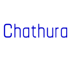 Chathura police de caractère