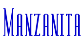 Manzanita police de caractère